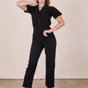 NWOT Big Bud Press Short Sleeve Jumpsuit - Basic Black